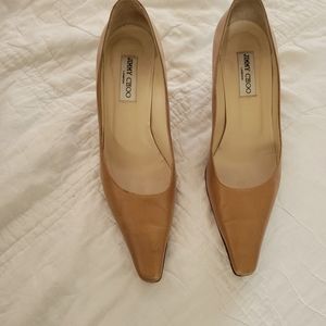 Nude/Tan Short Heel Dress Shoes Classes, for holidays, parties etc...